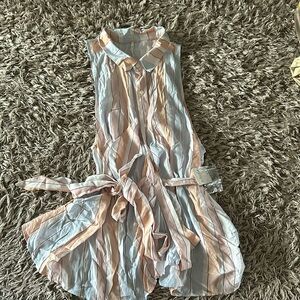 Free People- Mackenzie Wrap Top Ivory Combo